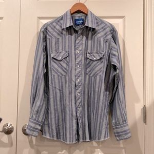 Vtg Wrangler Western shirt, Sz L